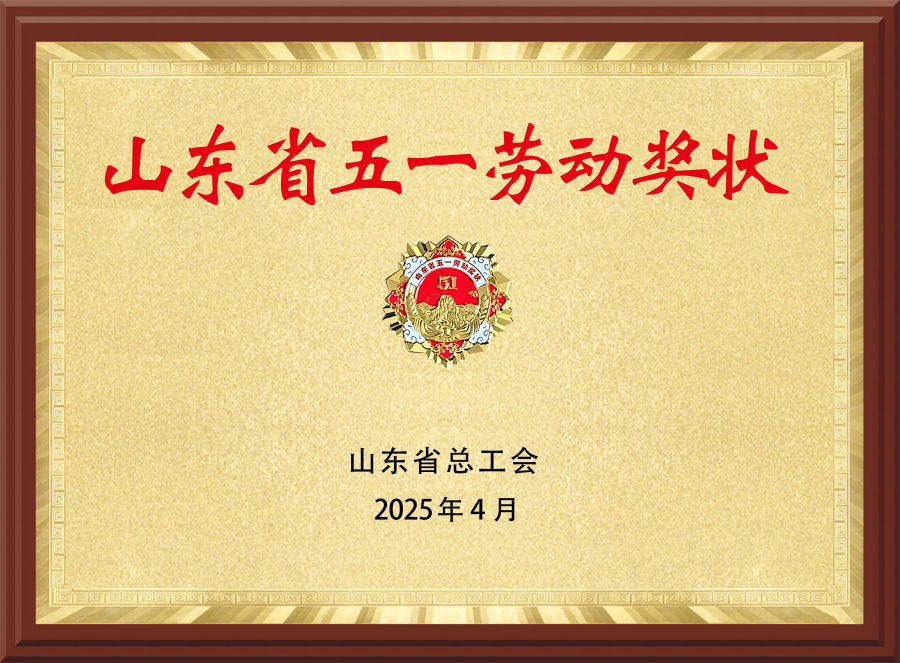 山东省五一劳动奖状